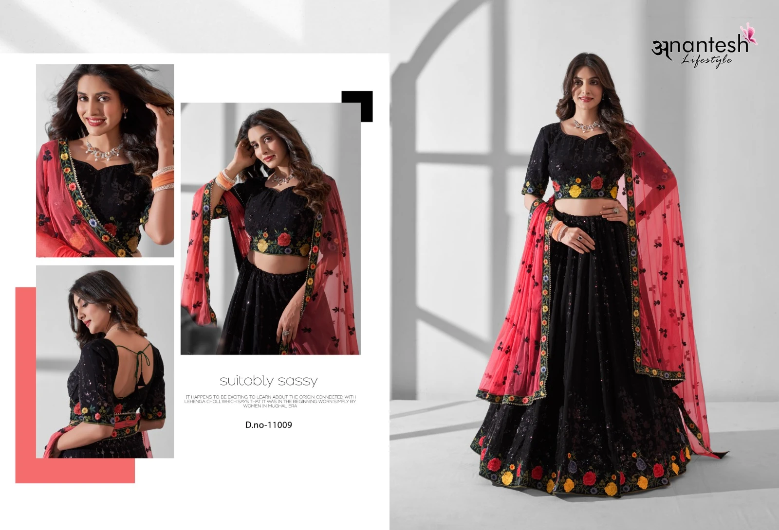 Anantesh Bridesmaid Vol 02 Georgette Wholesale Lehenga Catalog — Wholesale Lehenga, MPA wholesale from Surat — view 7